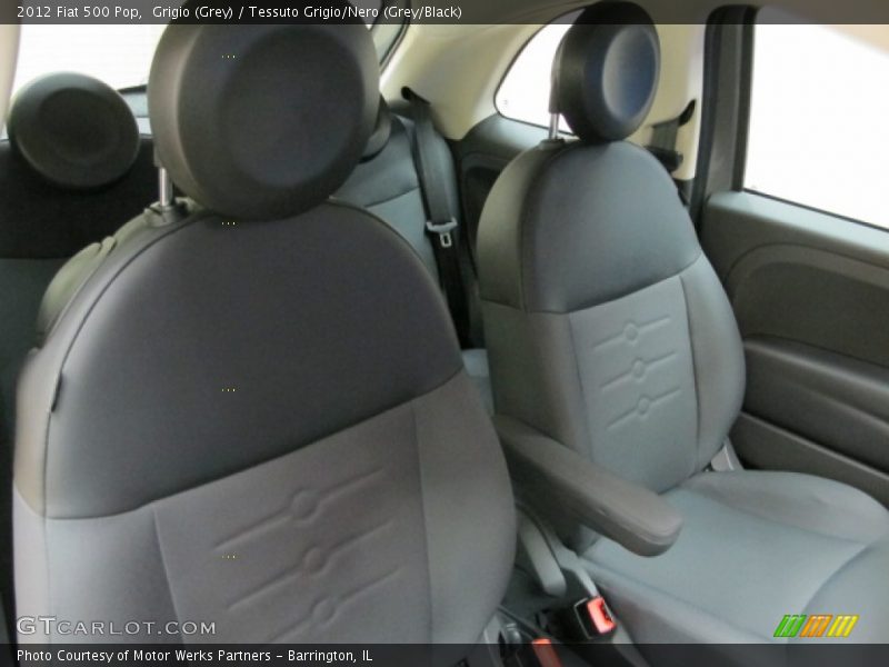 Grigio (Grey) / Tessuto Grigio/Nero (Grey/Black) 2012 Fiat 500 Pop