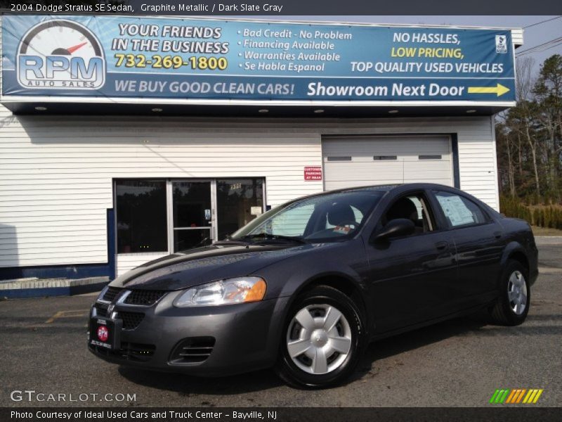 Graphite Metallic / Dark Slate Gray 2004 Dodge Stratus SE Sedan