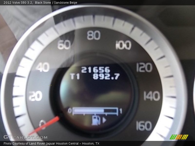 Black Stone / Sandstone Beige 2012 Volvo S80 3.2