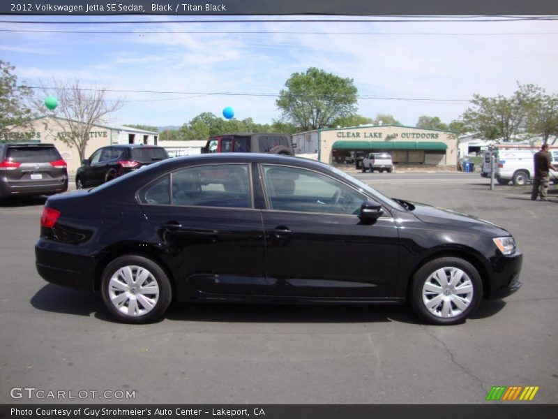 Black / Titan Black 2012 Volkswagen Jetta SE Sedan