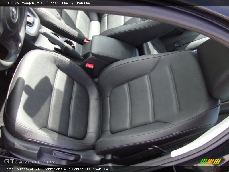 Black / Titan Black 2012 Volkswagen Jetta SE Sedan