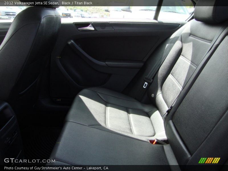 Black / Titan Black 2012 Volkswagen Jetta SE Sedan