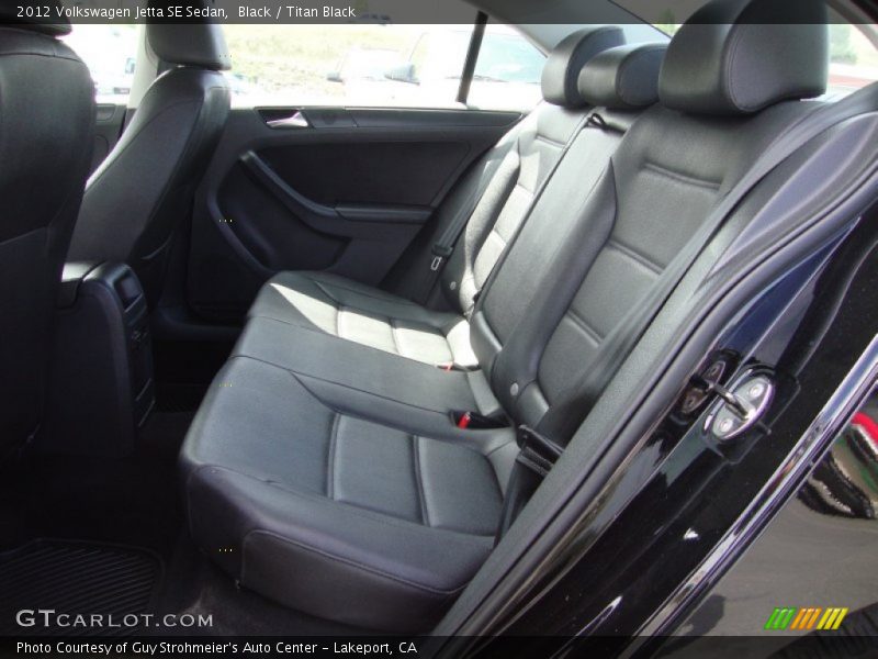 Black / Titan Black 2012 Volkswagen Jetta SE Sedan