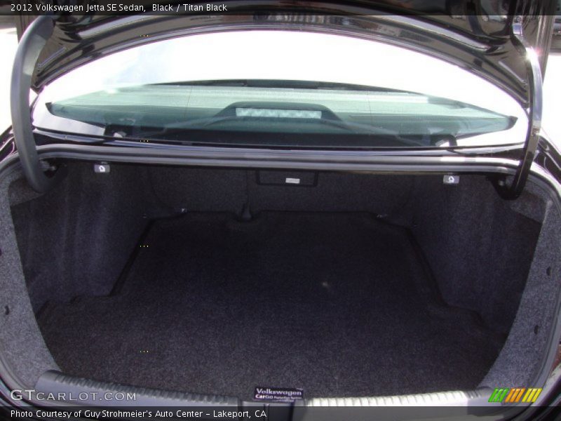 Black / Titan Black 2012 Volkswagen Jetta SE Sedan