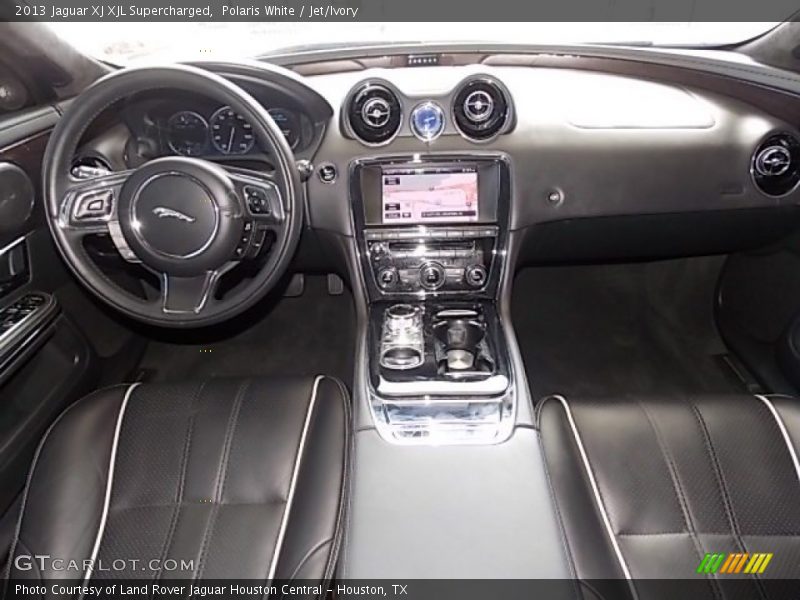 Polaris White / Jet/Ivory 2013 Jaguar XJ XJL Supercharged