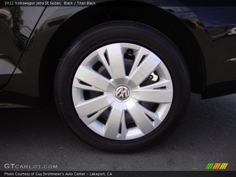 Black / Titan Black 2012 Volkswagen Jetta SE Sedan
