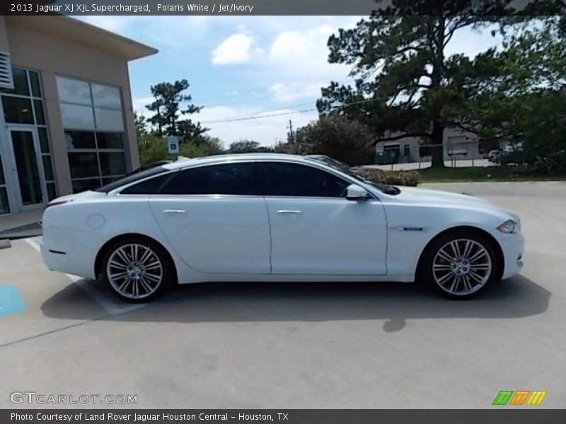 Polaris White / Jet/Ivory 2013 Jaguar XJ XJL Supercharged