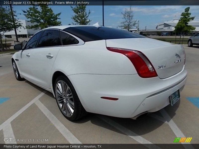 Polaris White / Jet/Ivory 2013 Jaguar XJ XJL Supercharged