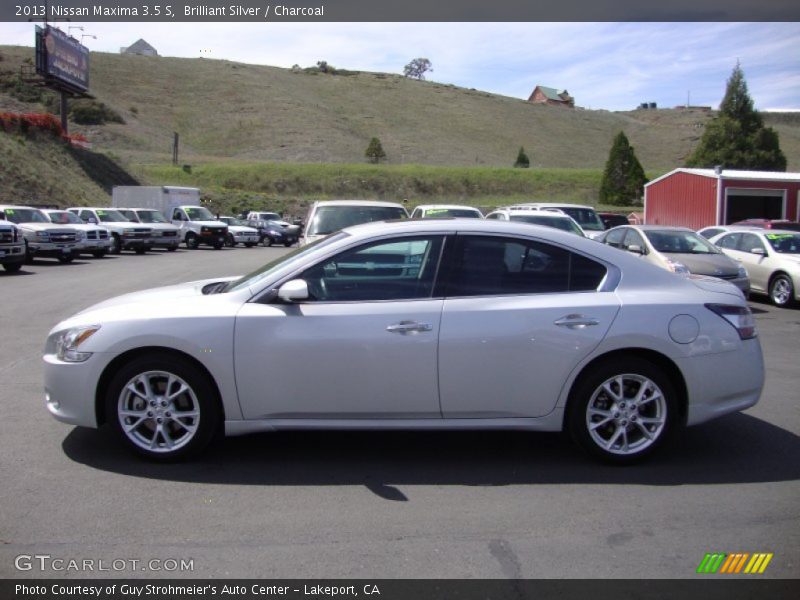 Brilliant Silver / Charcoal 2013 Nissan Maxima 3.5 S