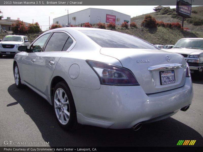Brilliant Silver / Charcoal 2013 Nissan Maxima 3.5 S