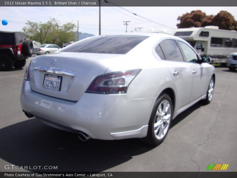 Brilliant Silver / Charcoal 2013 Nissan Maxima 3.5 S