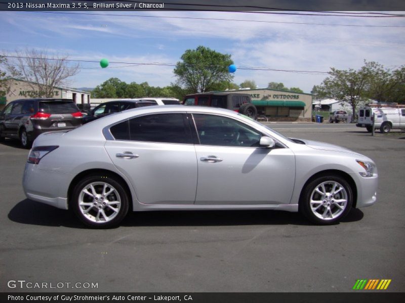 Brilliant Silver / Charcoal 2013 Nissan Maxima 3.5 S
