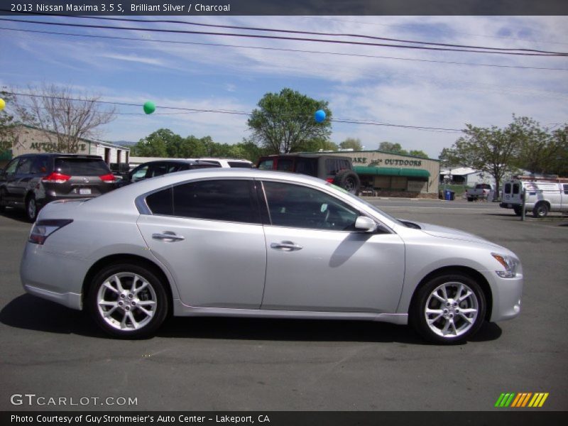 Brilliant Silver / Charcoal 2013 Nissan Maxima 3.5 S