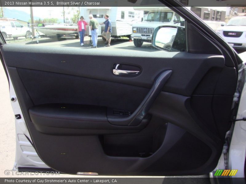 Brilliant Silver / Charcoal 2013 Nissan Maxima 3.5 S