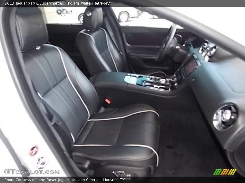 Polaris White / Jet/Ivory 2013 Jaguar XJ XJL Supercharged