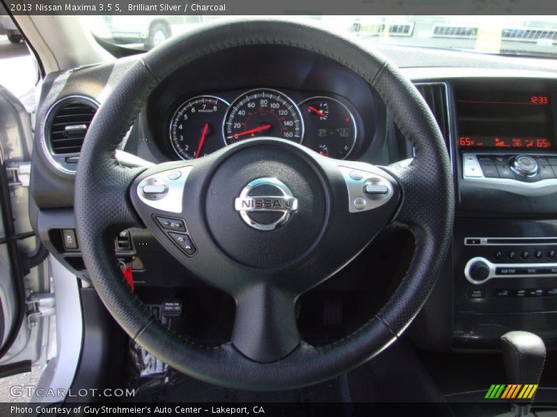 Brilliant Silver / Charcoal 2013 Nissan Maxima 3.5 S
