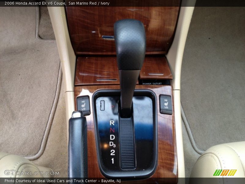 San Marino Red / Ivory 2006 Honda Accord EX V6 Coupe