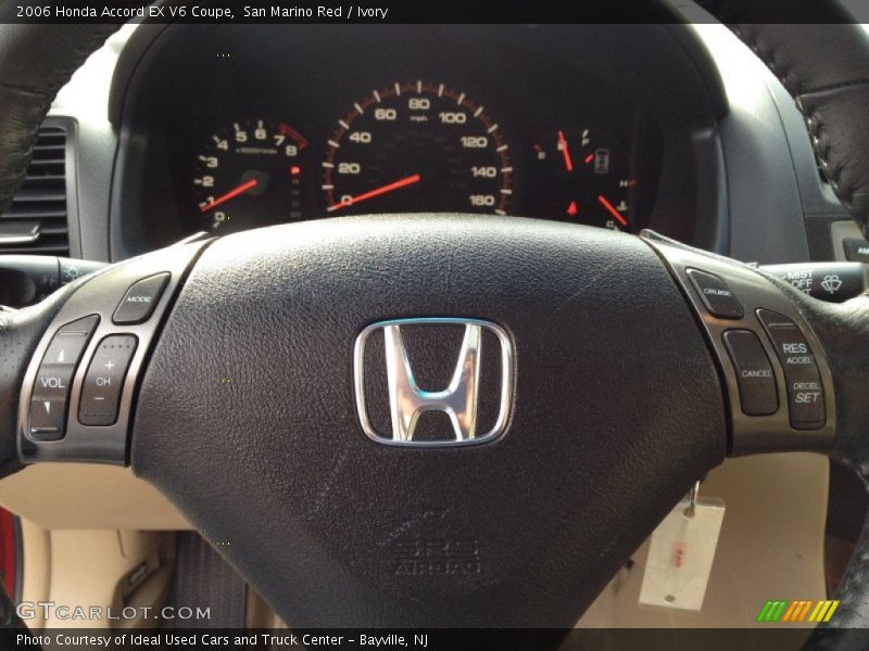 San Marino Red / Ivory 2006 Honda Accord EX V6 Coupe