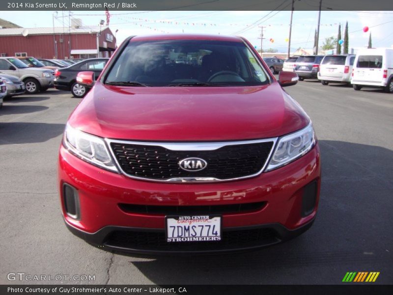 Remington Red / Black 2014 Kia Sorento LX