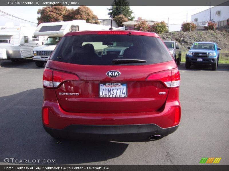 Remington Red / Black 2014 Kia Sorento LX
