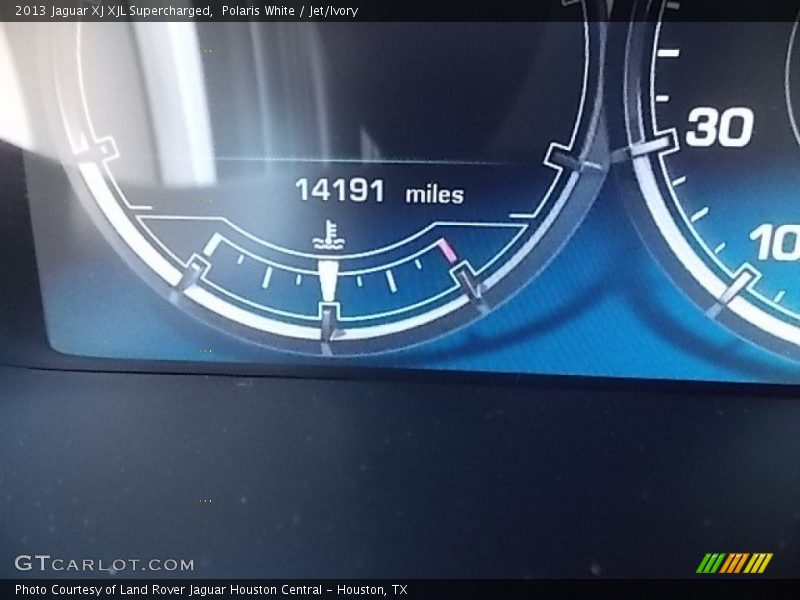 Polaris White / Jet/Ivory 2013 Jaguar XJ XJL Supercharged