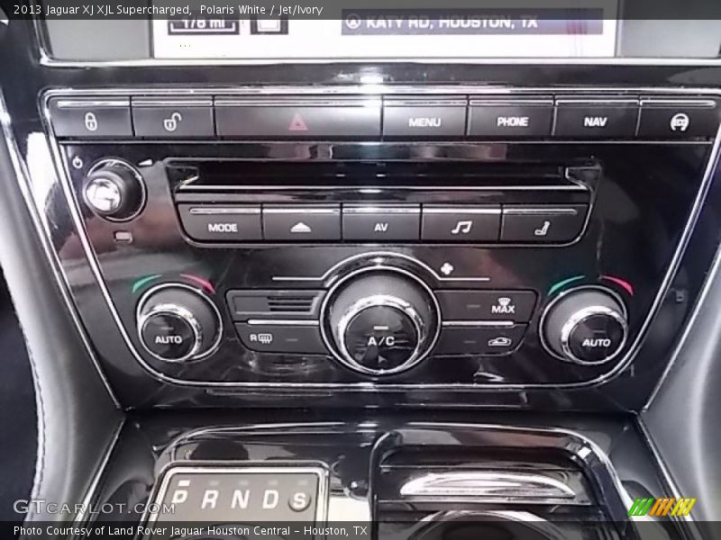 Controls of 2013 XJ XJL Supercharged