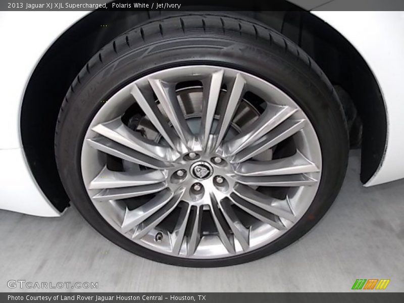 Polaris White / Jet/Ivory 2013 Jaguar XJ XJL Supercharged