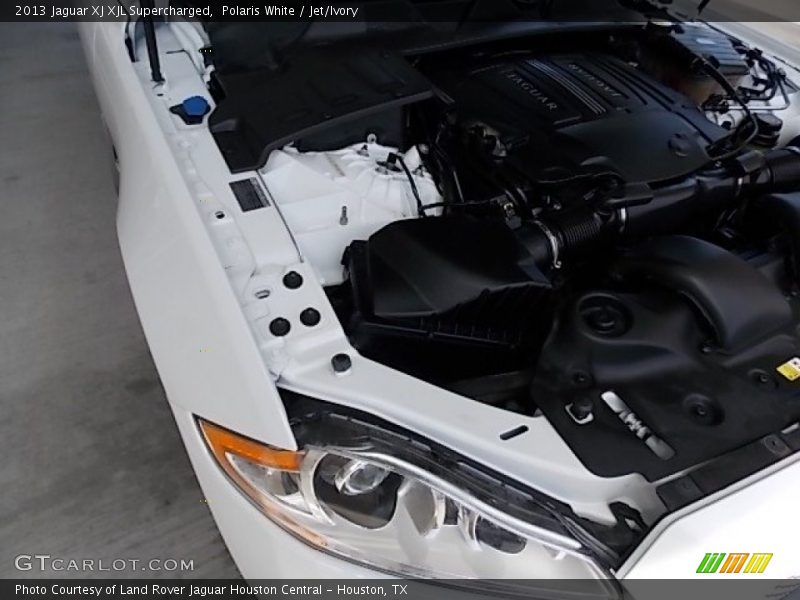 Polaris White / Jet/Ivory 2013 Jaguar XJ XJL Supercharged