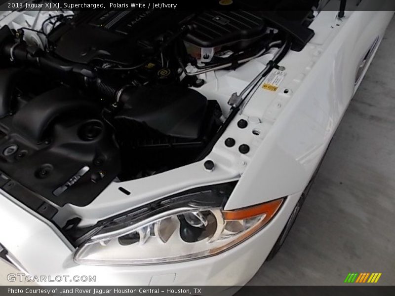 Polaris White / Jet/Ivory 2013 Jaguar XJ XJL Supercharged