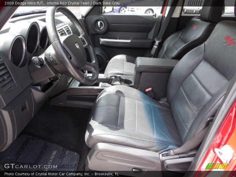 Inferno Red Crystal Pearl / Dark Slate Gray 2009 Dodge Nitro R/T