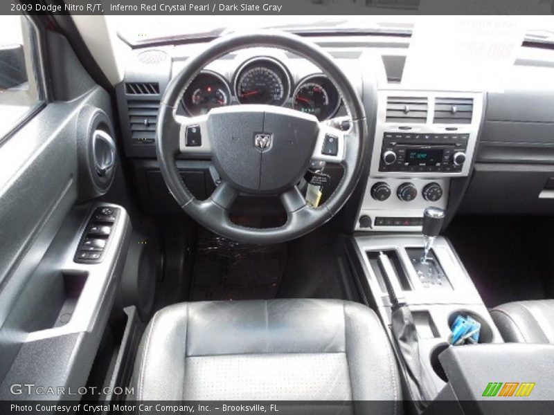Inferno Red Crystal Pearl / Dark Slate Gray 2009 Dodge Nitro R/T