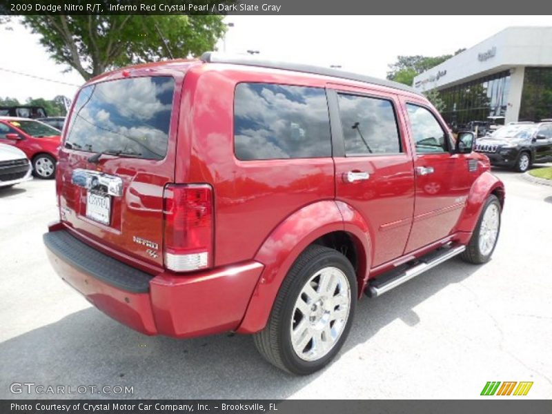 Inferno Red Crystal Pearl / Dark Slate Gray 2009 Dodge Nitro R/T