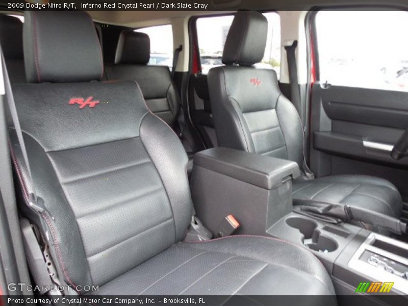 Inferno Red Crystal Pearl / Dark Slate Gray 2009 Dodge Nitro R/T