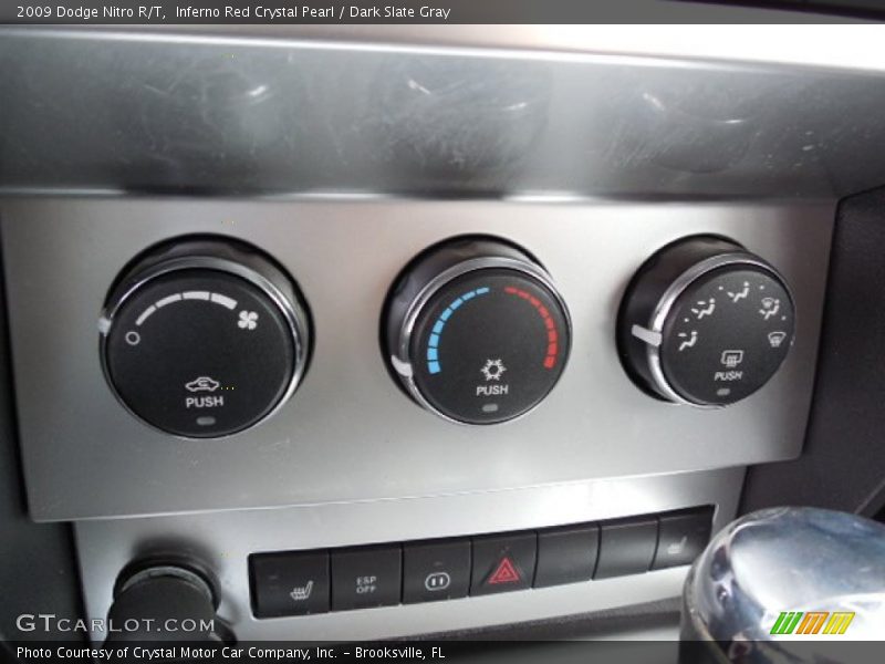 Inferno Red Crystal Pearl / Dark Slate Gray 2009 Dodge Nitro R/T