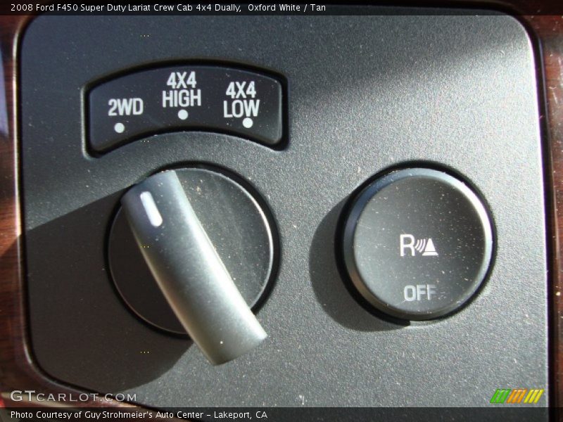 Oxford White / Tan 2008 Ford F450 Super Duty Lariat Crew Cab 4x4 Dually