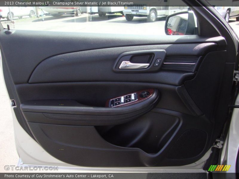 Champagne Silver Metallic / Jet Black/Titanium 2013 Chevrolet Malibu LT