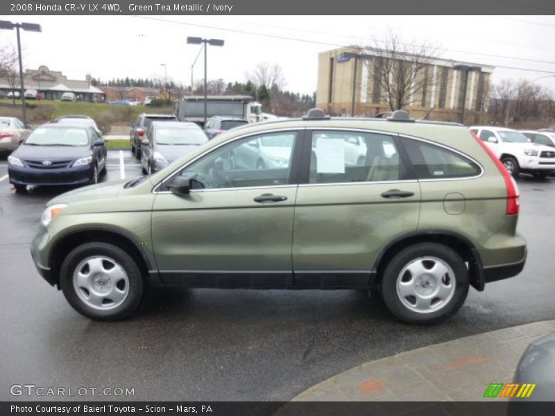 Green Tea Metallic / Ivory 2008 Honda CR-V LX 4WD