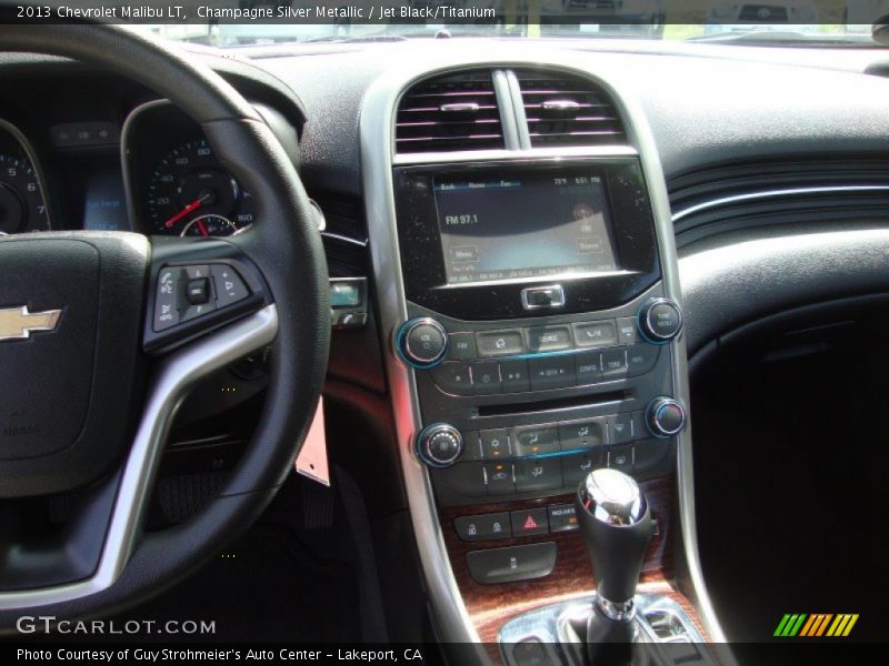 Champagne Silver Metallic / Jet Black/Titanium 2013 Chevrolet Malibu LT