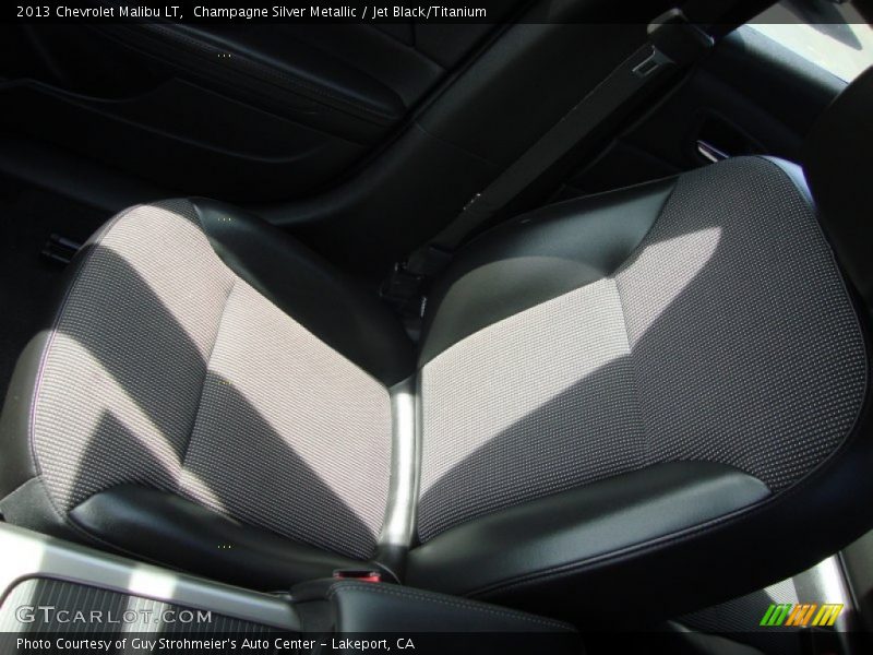 Champagne Silver Metallic / Jet Black/Titanium 2013 Chevrolet Malibu LT