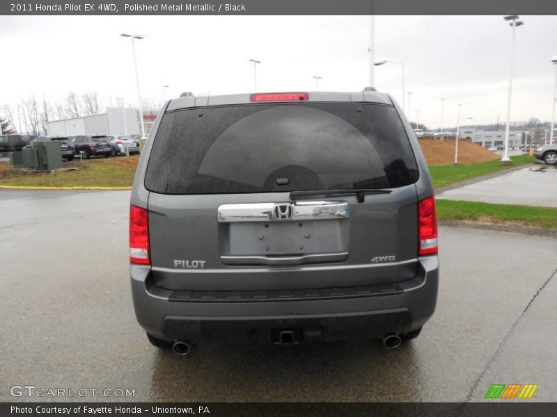 Polished Metal Metallic / Black 2011 Honda Pilot EX 4WD