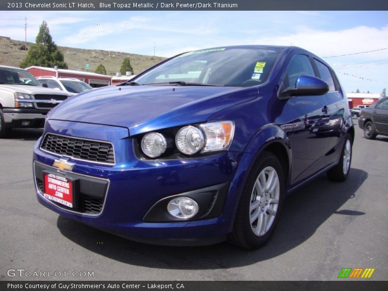 Blue Topaz Metallic / Dark Pewter/Dark Titanium 2013 Chevrolet Sonic LT Hatch