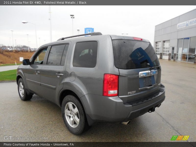 Polished Metal Metallic / Black 2011 Honda Pilot EX 4WD