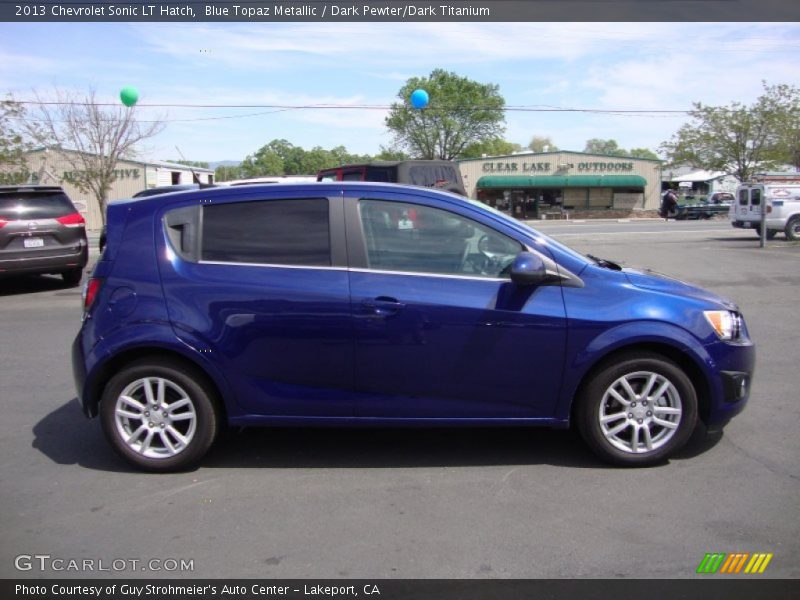 Blue Topaz Metallic / Dark Pewter/Dark Titanium 2013 Chevrolet Sonic LT Hatch