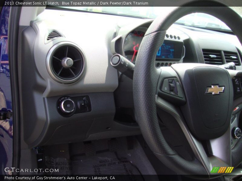 Blue Topaz Metallic / Dark Pewter/Dark Titanium 2013 Chevrolet Sonic LT Hatch