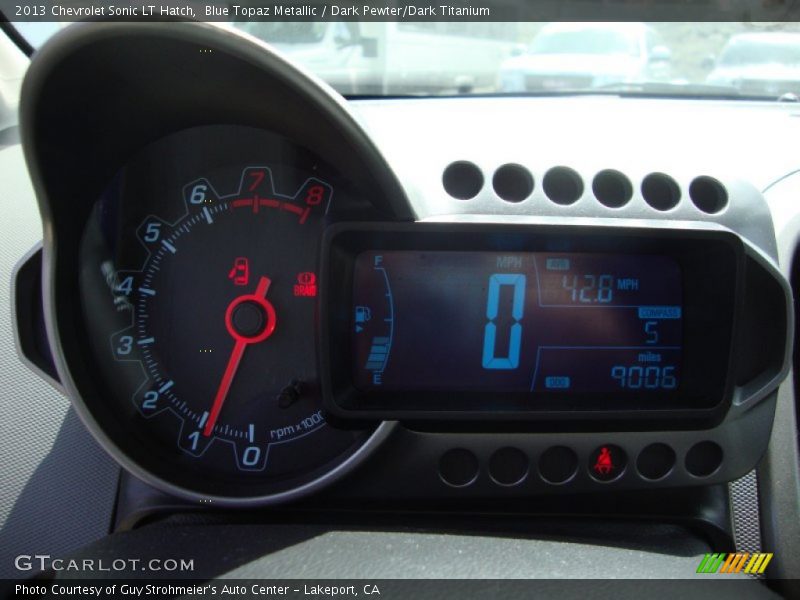 Blue Topaz Metallic / Dark Pewter/Dark Titanium 2013 Chevrolet Sonic LT Hatch