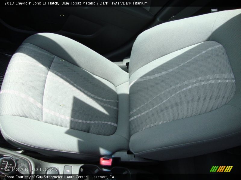 Blue Topaz Metallic / Dark Pewter/Dark Titanium 2013 Chevrolet Sonic LT Hatch