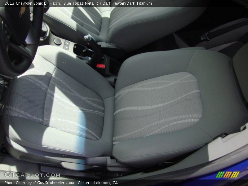 Blue Topaz Metallic / Dark Pewter/Dark Titanium 2013 Chevrolet Sonic LT Hatch