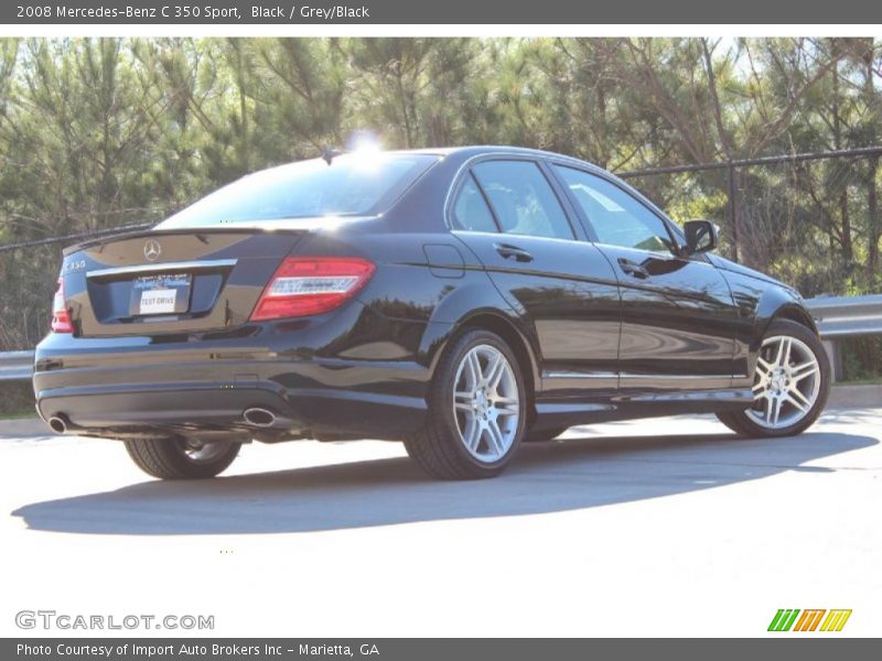 Black / Grey/Black 2008 Mercedes-Benz C 350 Sport