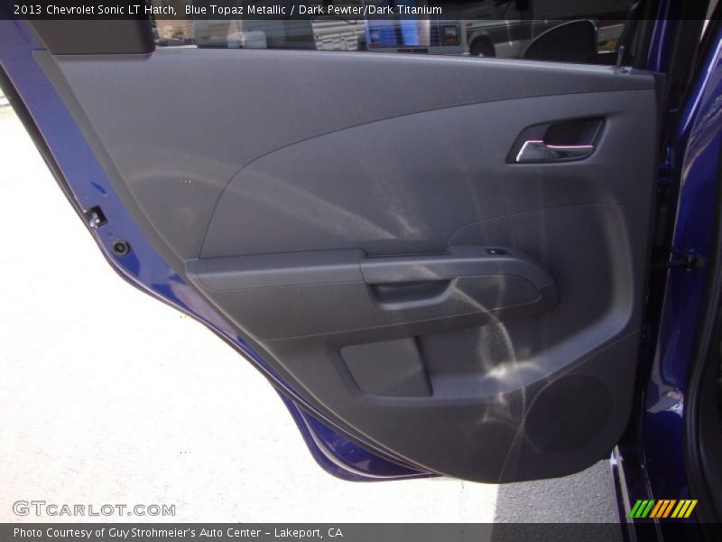 Blue Topaz Metallic / Dark Pewter/Dark Titanium 2013 Chevrolet Sonic LT Hatch