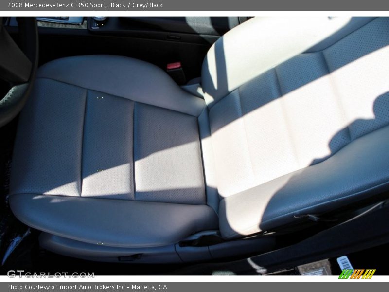 Black / Grey/Black 2008 Mercedes-Benz C 350 Sport